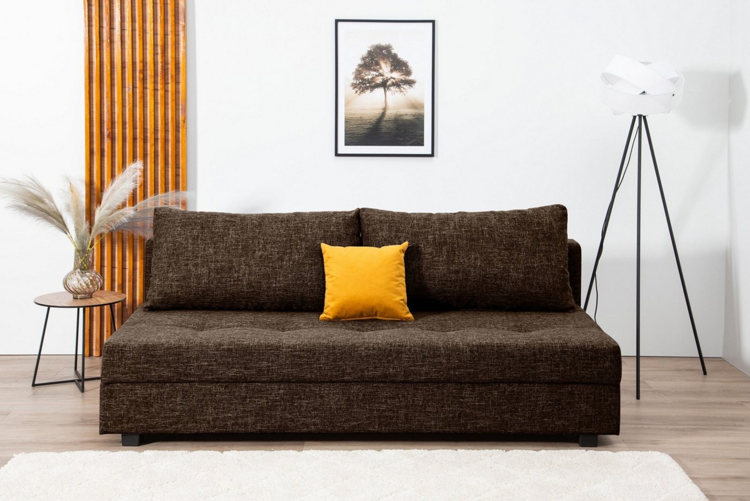 COLLECTION AB Schlafsofa DARIA inklusive Schlafunktion und Bettkasten, Schlafsofa,Bettfunktion,Bettkasten,inklusive Rückenkissen,Federkern Bild 1
