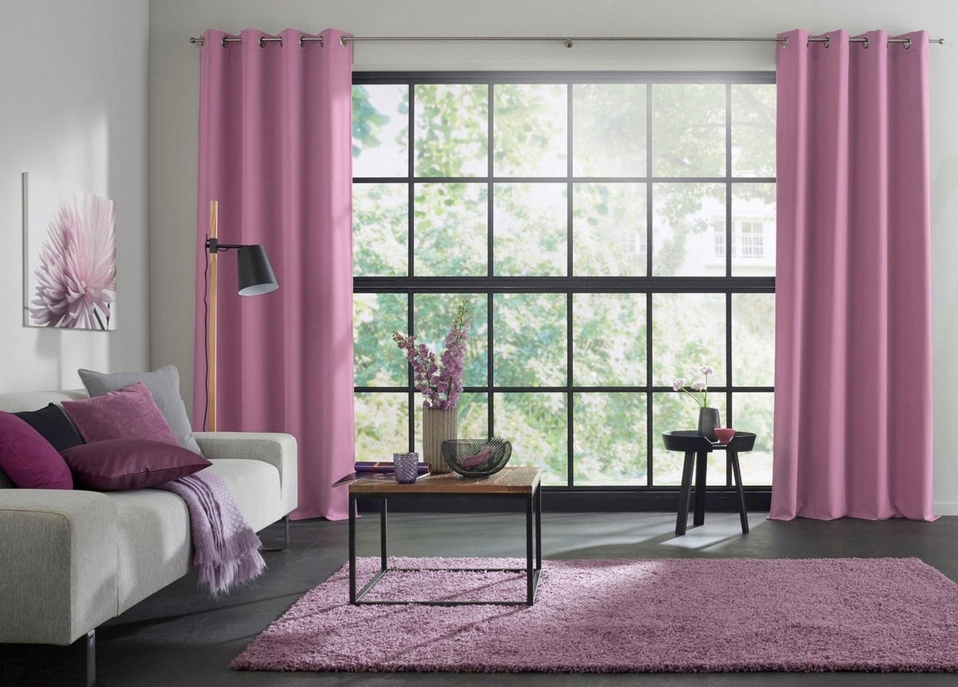 Wirth Vorhang Dim out (1 St), Ösen, verdunkelnd Bild 1