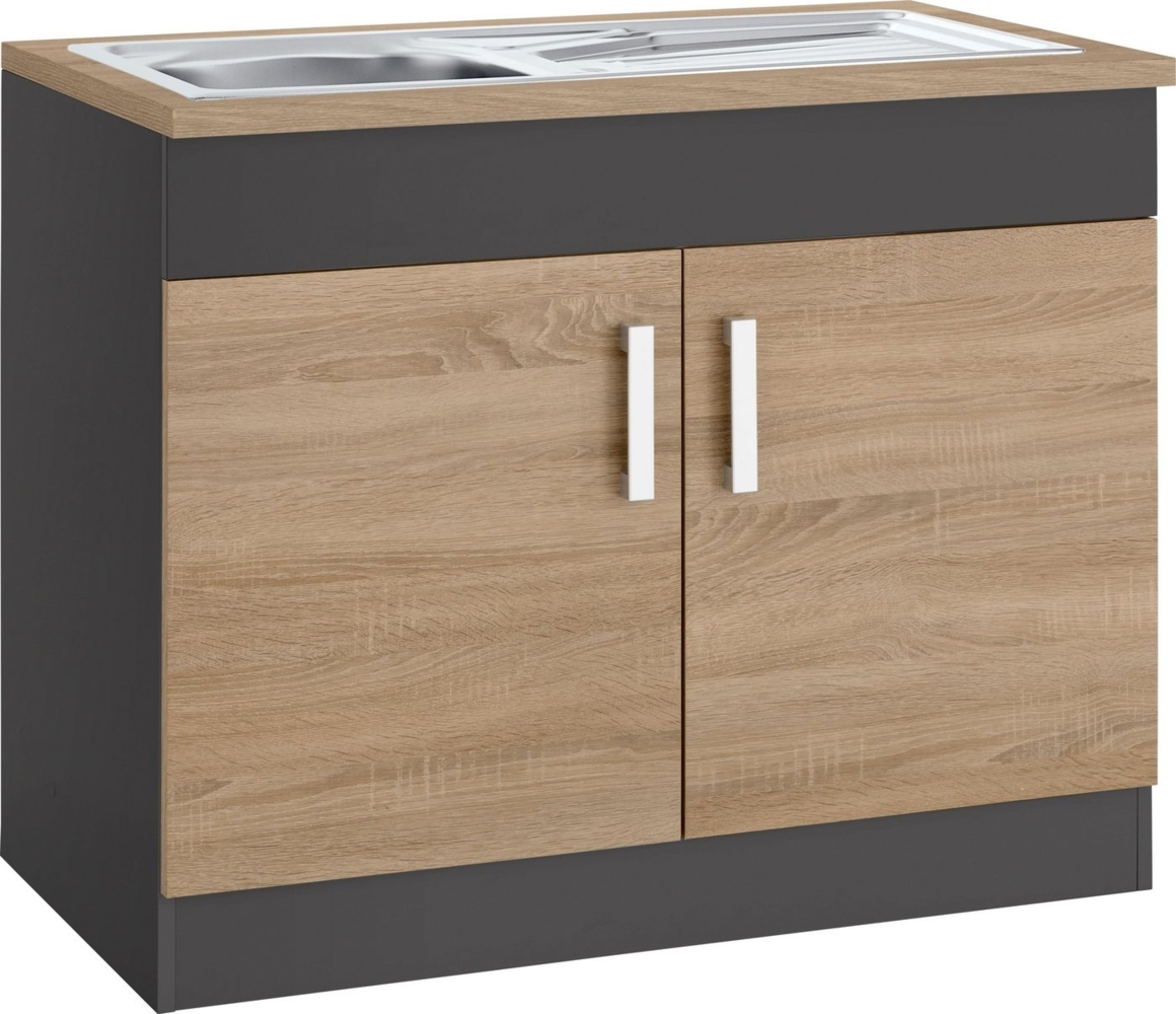 KOCHSTATION Spülenschrank KS-Gera Breite 100 cm Bild 1