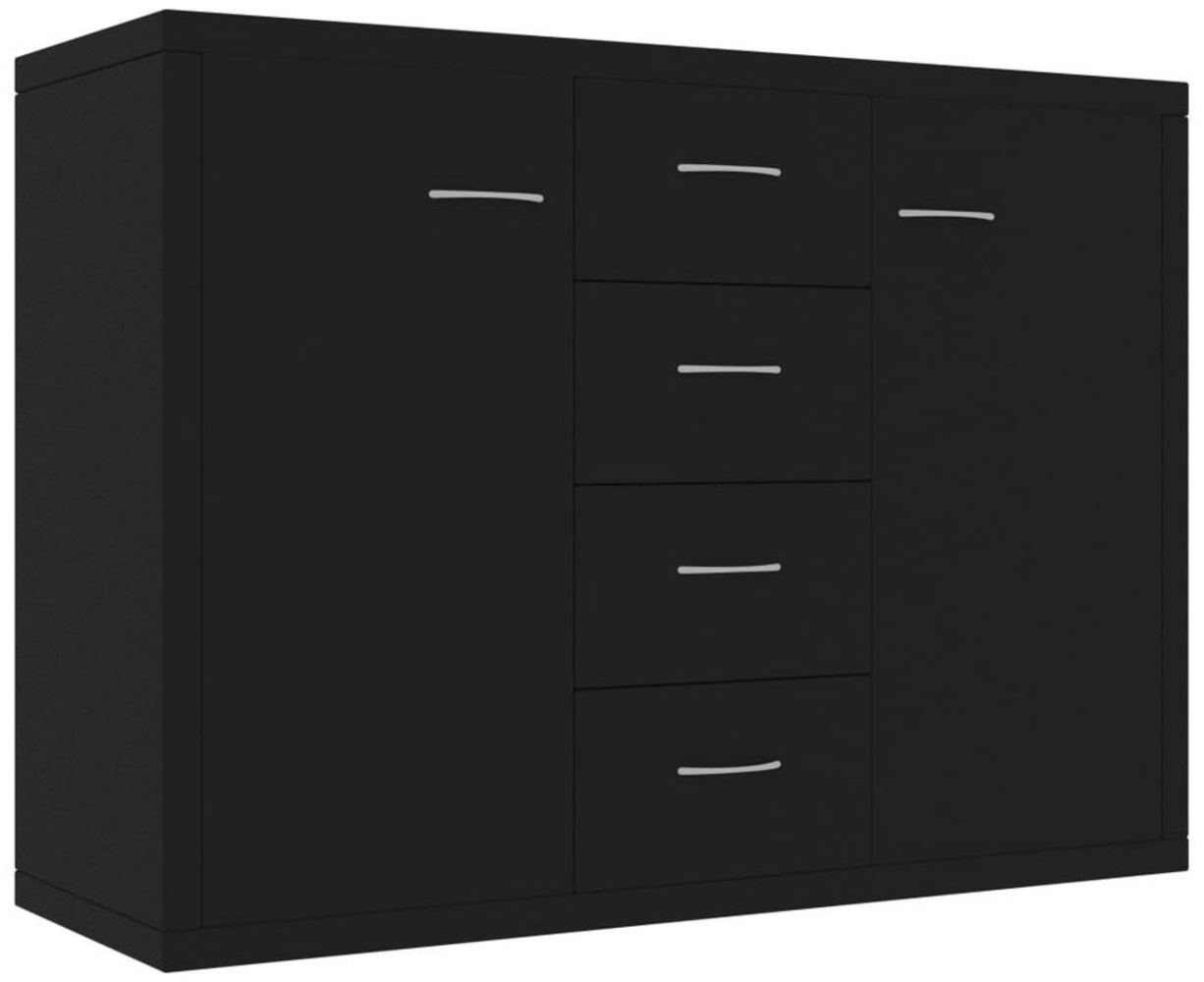 DOTMALL Sideboard Sideboard Schwarz 88x30x65 cm Holzwerkstoff Bild 1