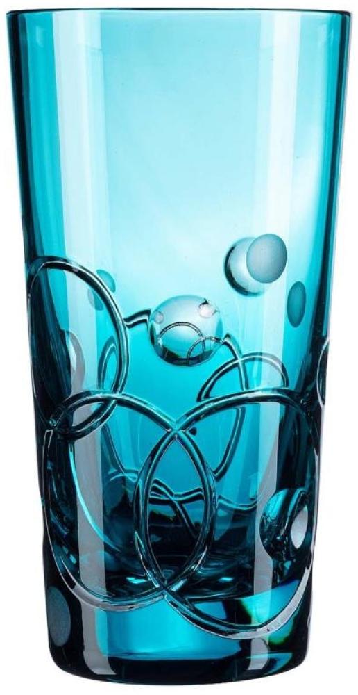 Becher Kristall Circle azur (14 cm) Bild 1