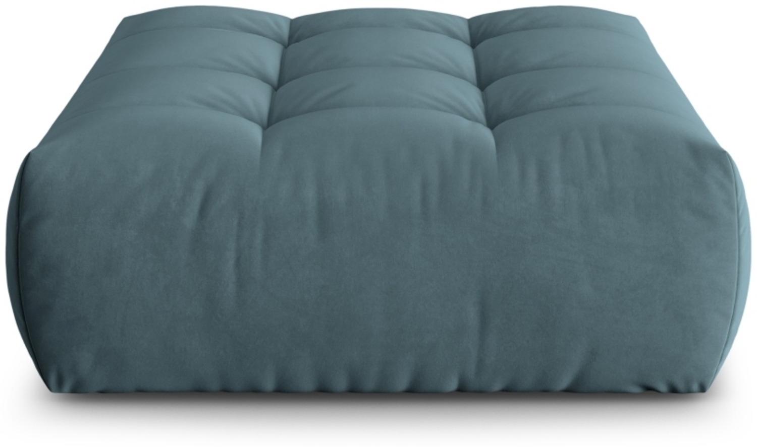 Micadoni Hocker Bloom 1-Sitzer Samt Pastellblau Bild 1