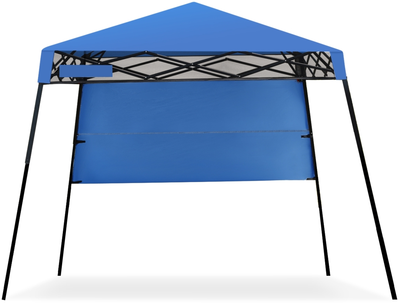 Gartenpavillon Gartenzelt mit Tasche tragbares Partyzelt 181x181x210cm Blau Bild 1