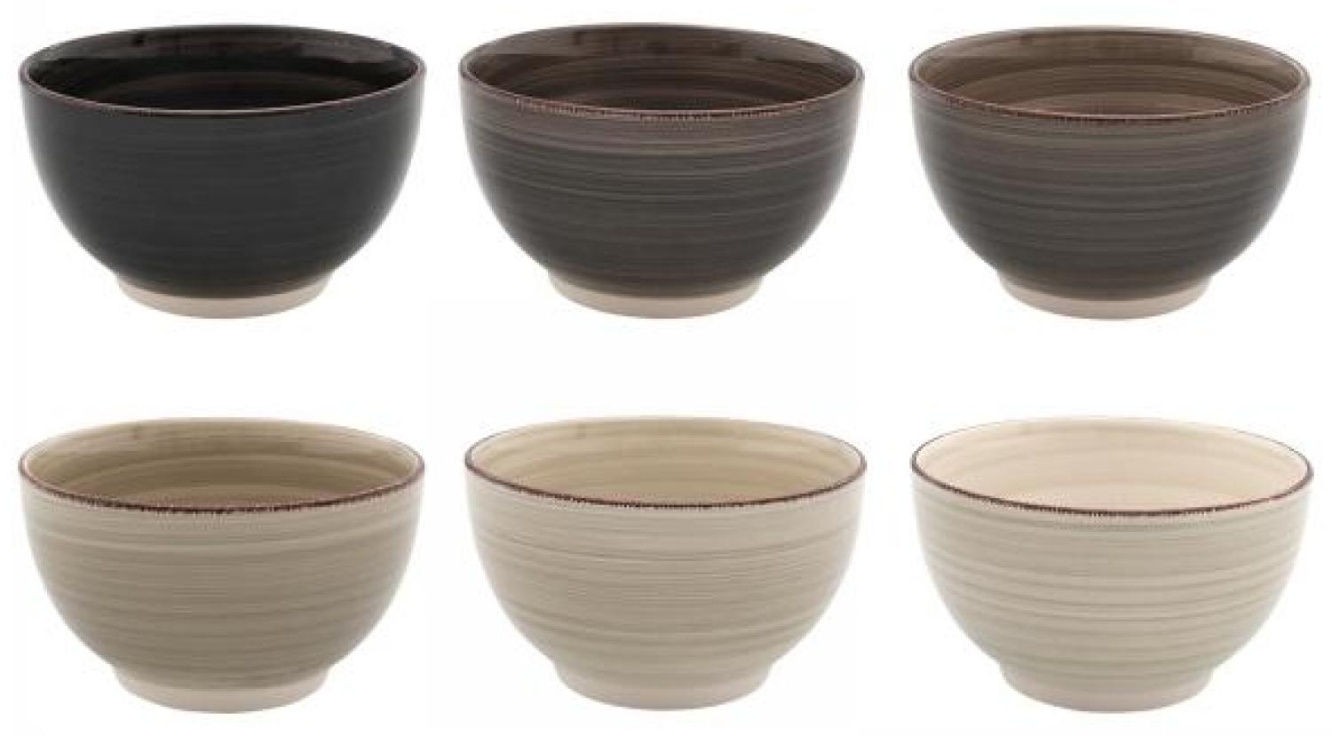 Grey-Stone - 6 Schalen 14cm Bild 1