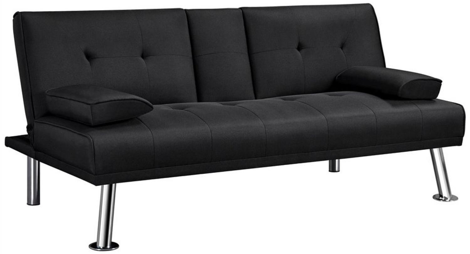 Yaheetech Schlafsofa Klappbares Couch Sofa mit Schlaffunktion Bettsofa, Liegefläche von 167 × 94 cm fürs Wohnzimmer/Schlafzimmer/Gästezimmer Bild 1