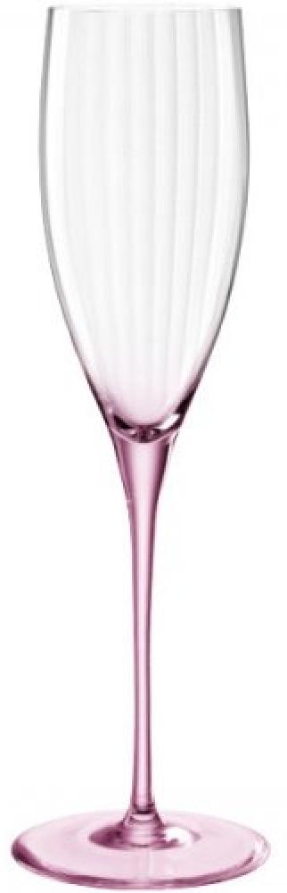 Leonardo Sektglas Poesia, Sekt Glas, Champagnerglas, Champagner, Kristallglas, Rose, 250 ml, 022377 Bild 1