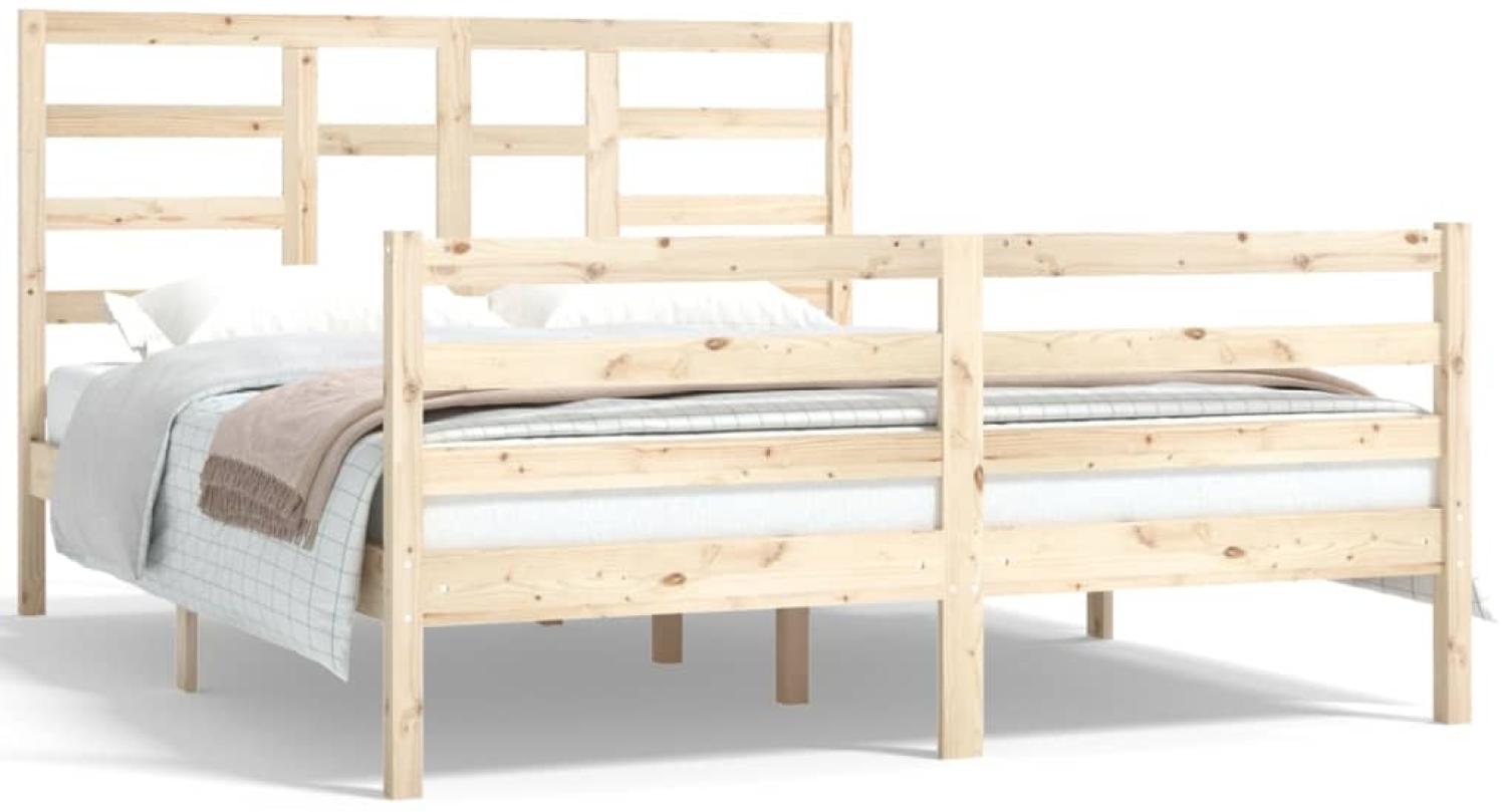 Massivholzbett 150x200 cm 5FT King Size [3105865] Bild 1