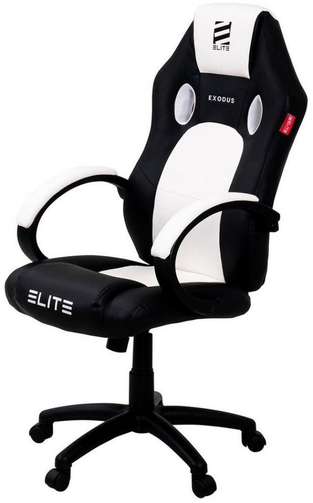 ELITE Gaming Gaming-Stuhl Ergonomischer Gamingstuhl Exodus Bürostuhl inkl. XXL Sitzfläche (hohe Rückenlehne, verstellbare Sitzhöhe, extragroße Sitzfläche, vielfältige Farbauswahl, Sicherheits-Doppelrollen, 1 St), verstellbare Sitzhöhe Bild 1