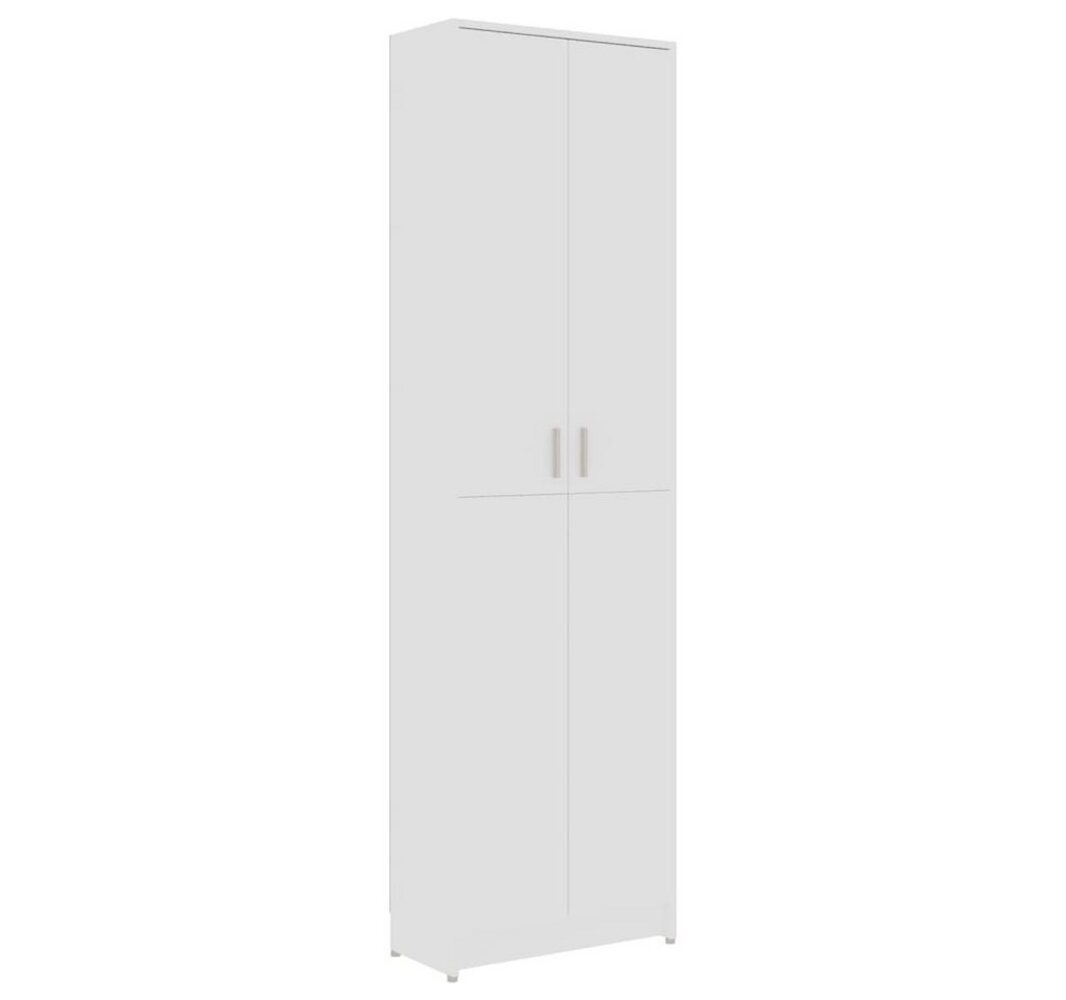 DOTMALL Garderobenschrank Garderobenschrank Weiß 55x25x189 cm Holzwerkstoff Bild 1