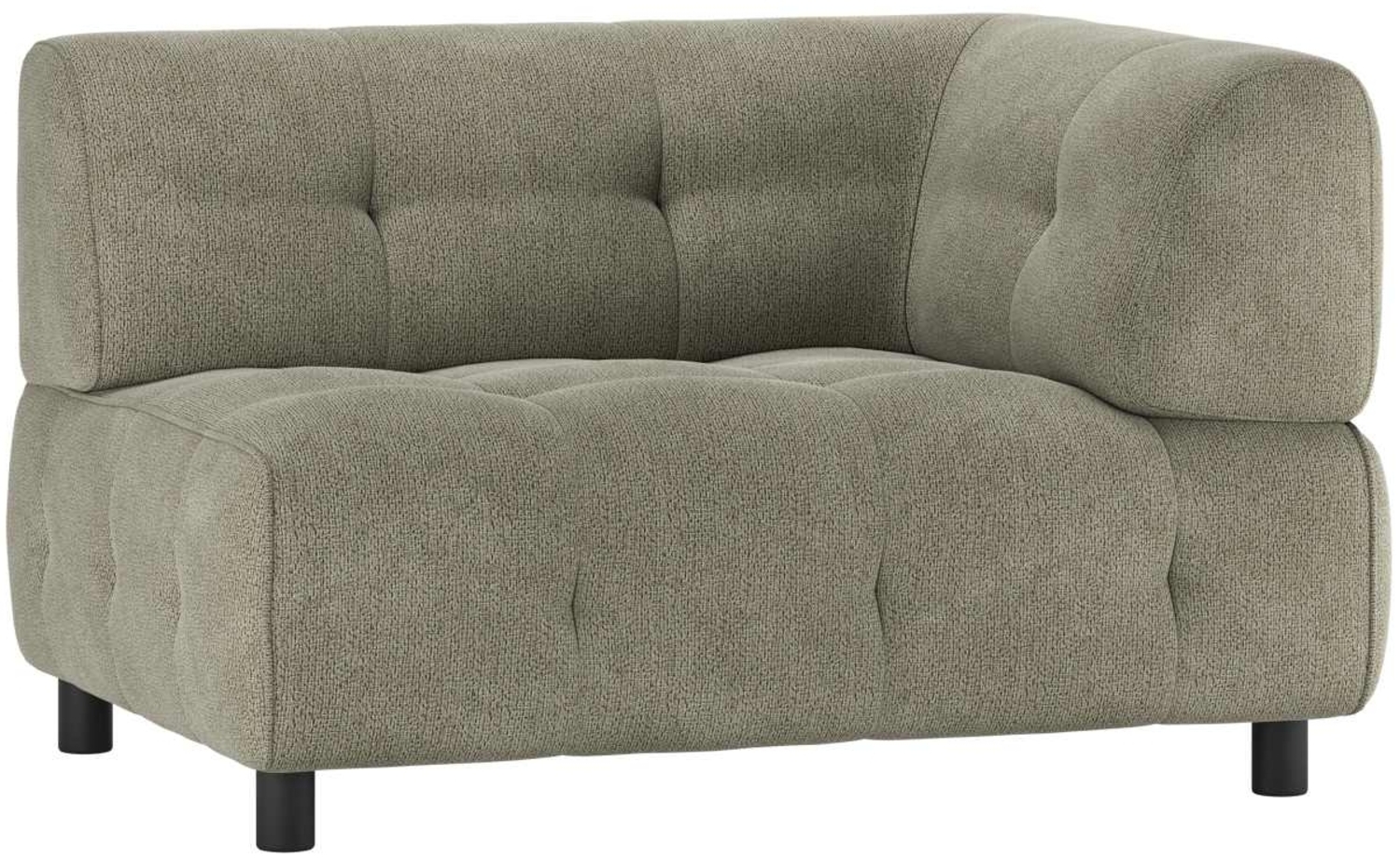 Modulsofa Louis aus Chenille Rechts, Grün Bild 1