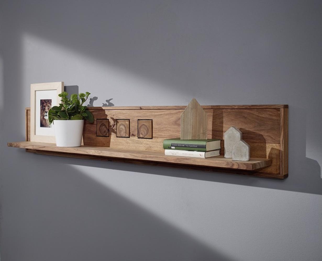 Wandregal 150cm "Rio" Sheesham massiv Bild 1