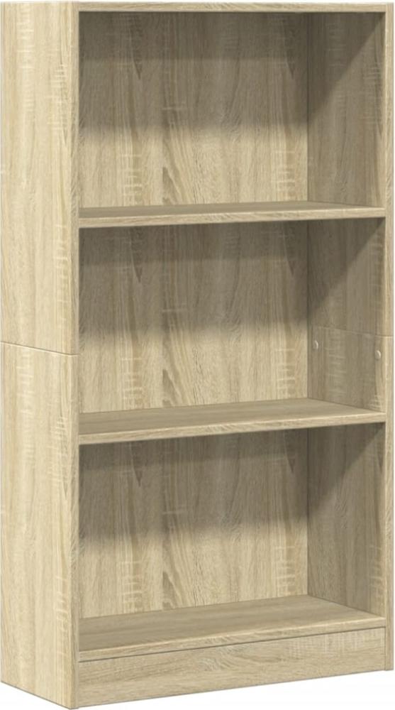 vidaXL Bücherregal Sonoma-Eiche 60x24x109 cm Holzwerkstoff 857805 Bild 1