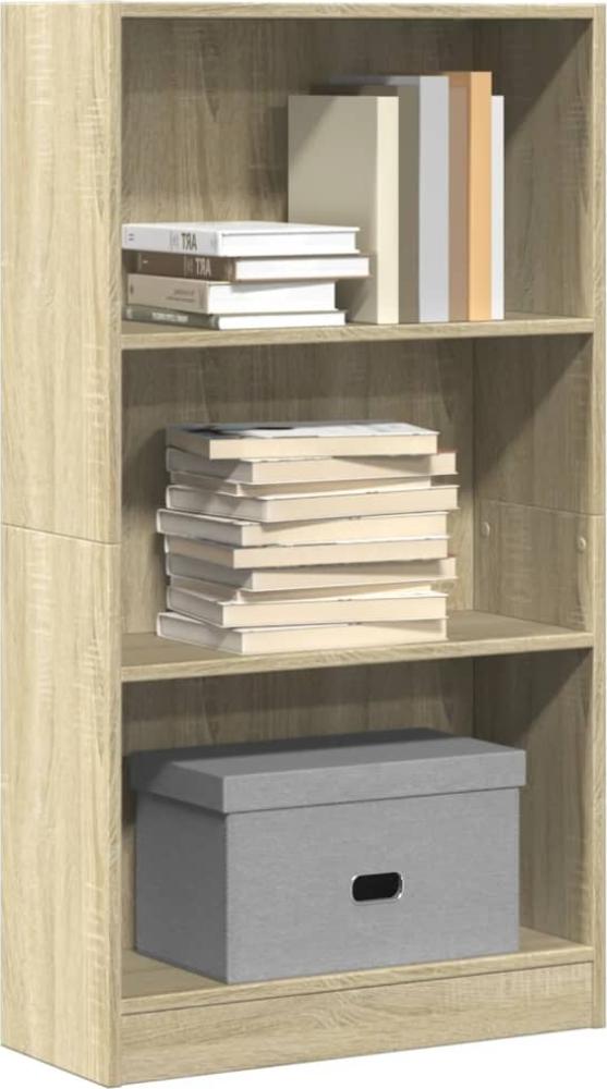 vidaXL Bücherregal Sonoma-Eiche 60x24x109 cm Holzwerkstoff 857805 Bild 1