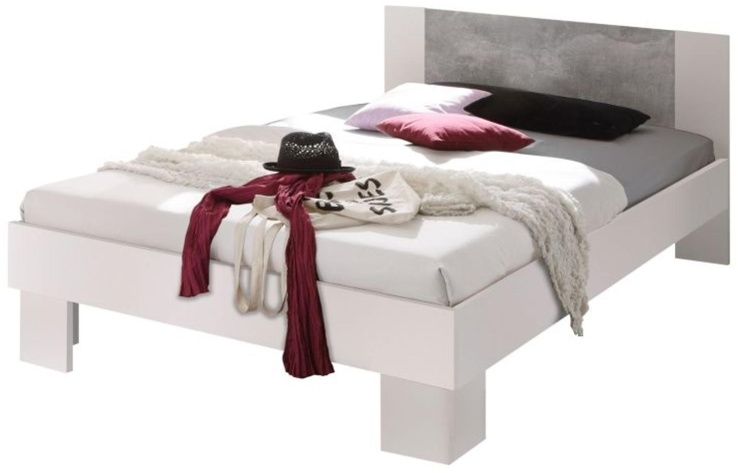 'Martina' Futonbett, Holz weiß, 140x200 cm Bild 1