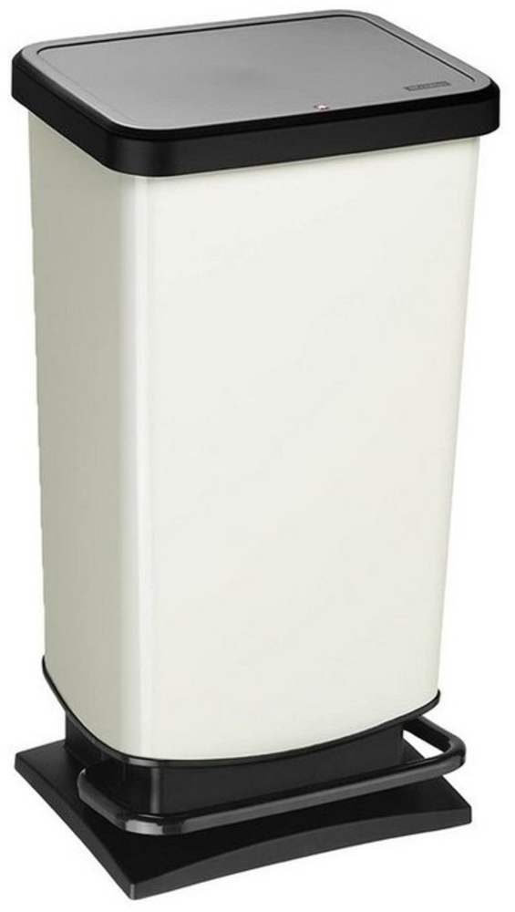 Rotho 'Paso' Treteimer, Kunststoff, 40 Liter, Weiß Bild 1