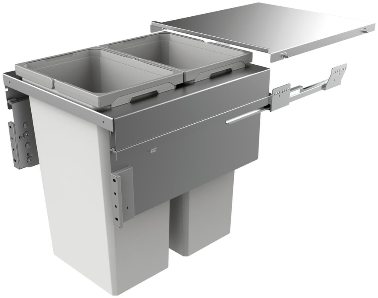 NABER 8012389 Abfallsammler COX CLAN 580/500-2 mit 70 Liter Volumen / für 50 cm Schrankbreite Bild 1