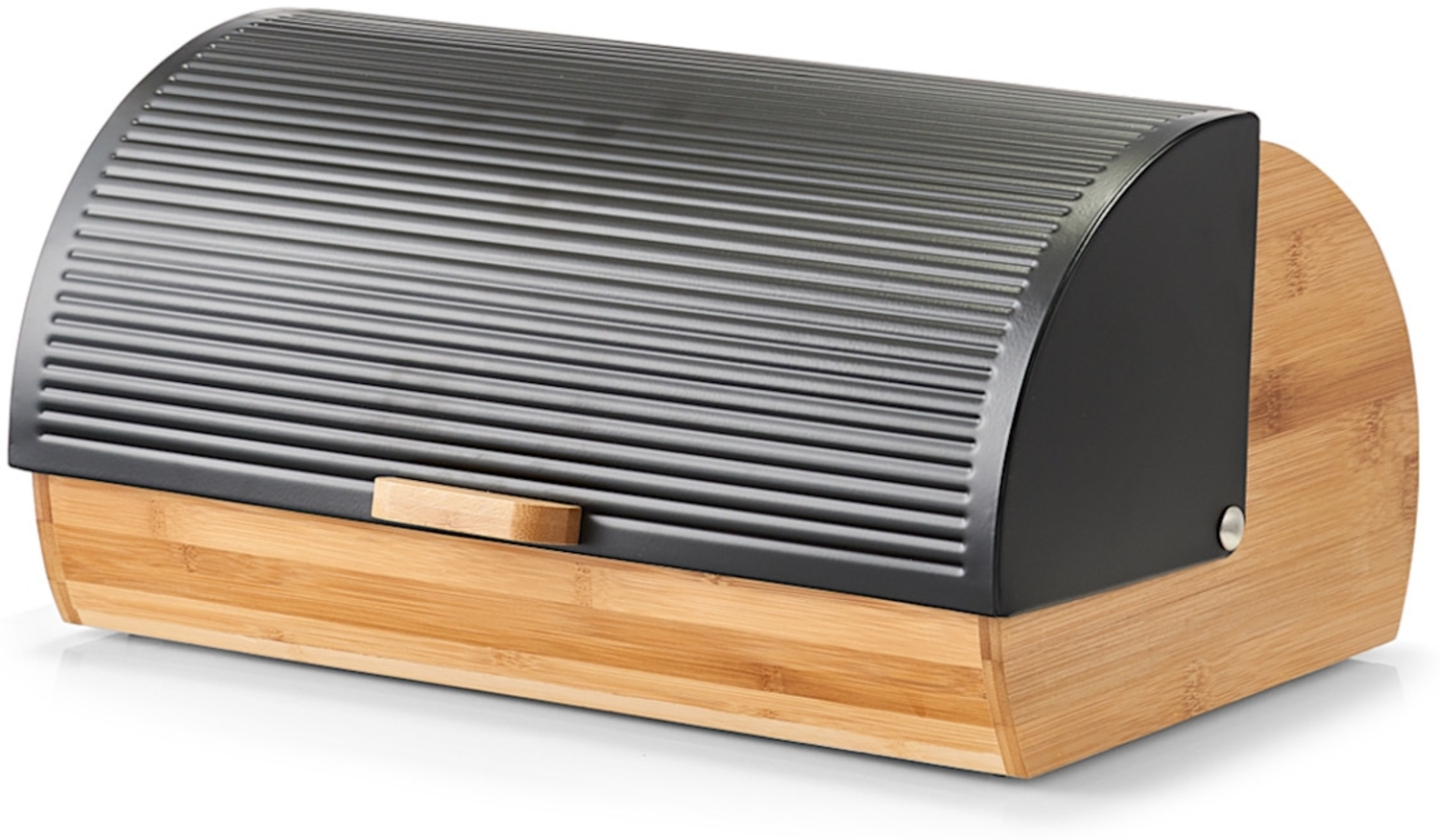 Brotkasten - Schwarz / Bambus Bild 1