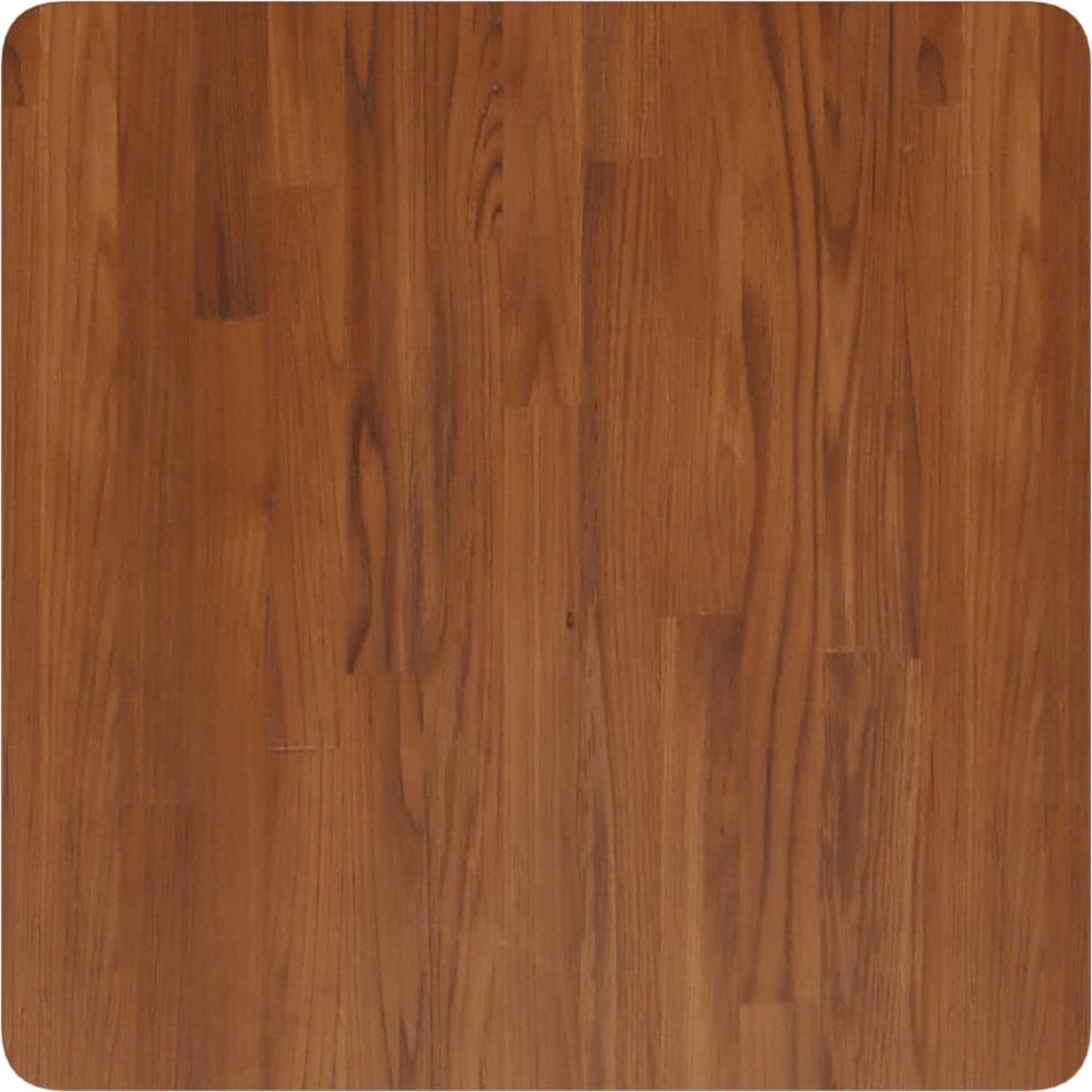 vidaXL Tischplatte Quadratisch Dunkelbraun 60x60x1,5cm Eiche Behandelt 343016 Bild 1