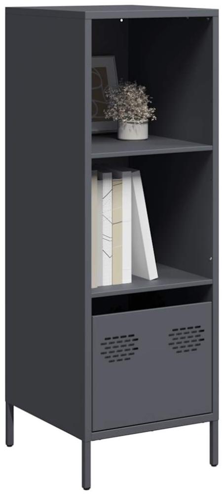 vidaXL Highboard Anthrazit 35x39x103,5 cm Stahl 851378 Bild 1