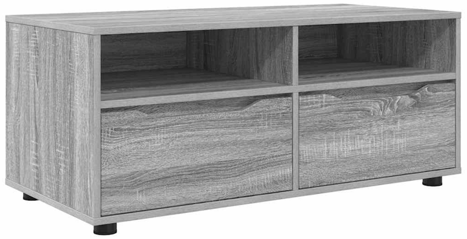vidaXL TV-Schränk Graues Sonoma 100 x 48 x 43 cm Holzwerkstoff 888933 Bild 1