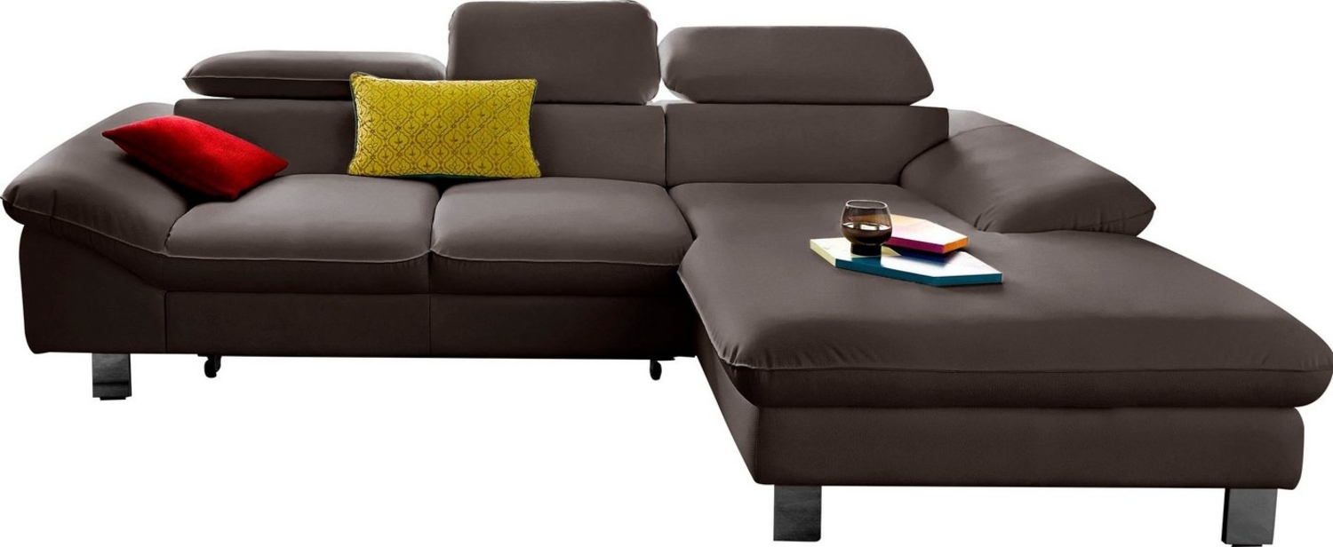 COTTA Ecksofa Driver L-Form, mit Kopfteilverstellung, wahlweise mit Bettfunktion und Bettkasten Bild 1