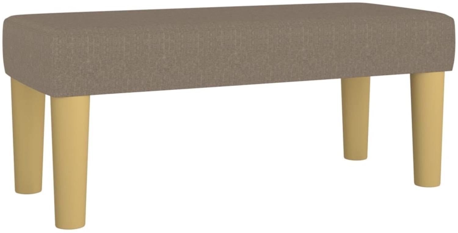 vidaXL Sitzbank Taupe 70 x 30 x 30 cm Stoff [346628] Bild 1
