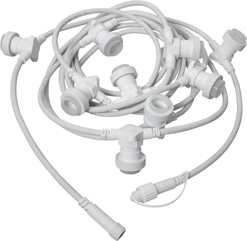 Lichterkette "Extra Connecta", 10x E27, koppelbar Bild 1