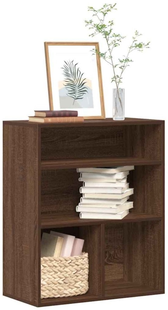 vidaXL Bücherregal Braun Eichen-Optik 60x30x71,5 cm Holzwerkstoff Bild 1