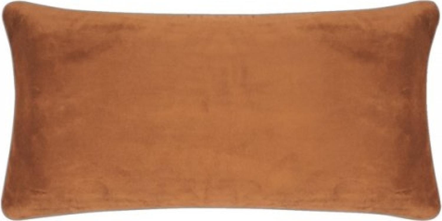 PAD Kissenhülle Samt Elegance Cognac Braun (35x60cm) 10127-C70-3560 Bild 1