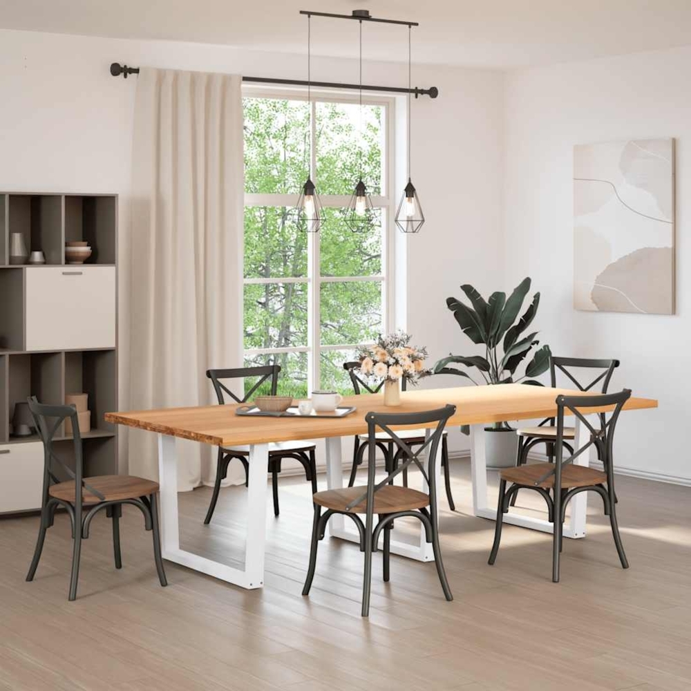 vidaXL Esstisch 280x120x74 cm Massivholz Eiche Rechteckig 3305233 Bild 1