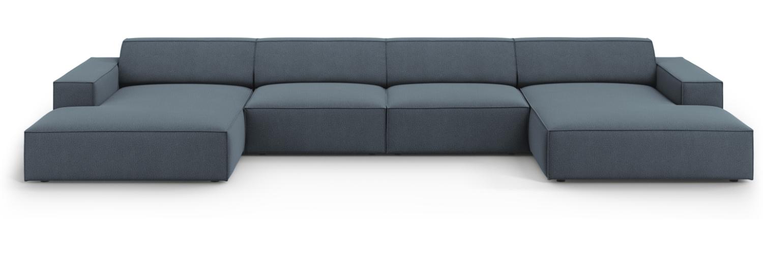 Micadoni 6-Sitzer Panorama Sofa Jodie Blue Bild 1