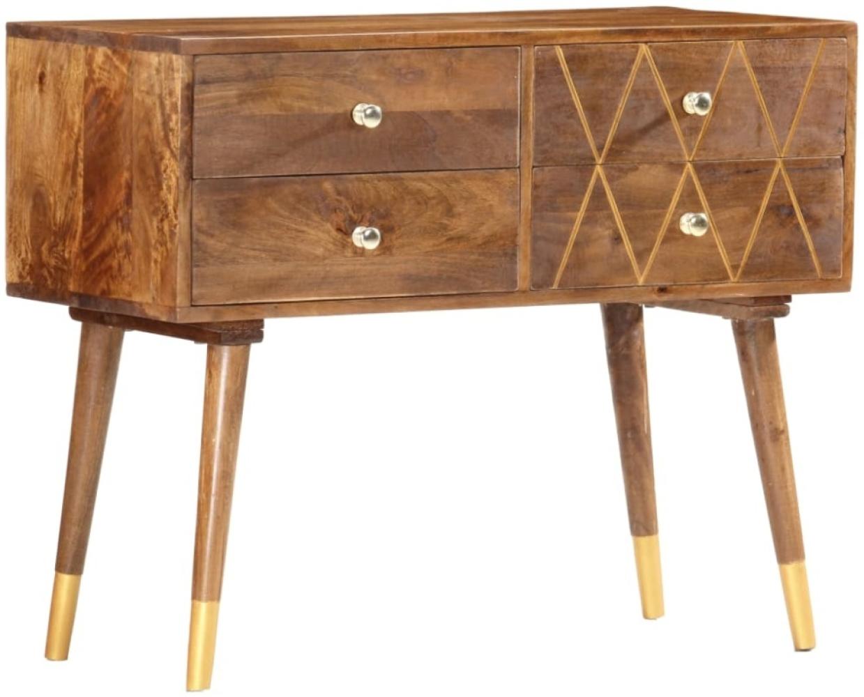 vidaXL Sideboard 85×40×70 cm Massivholz Mango 285854 Bild 1