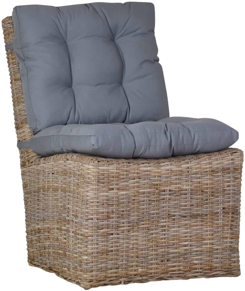 MiaMöbel Rattansessel 'Pranconeli' 100% Baumwolle, Rattan Modern Bild 1