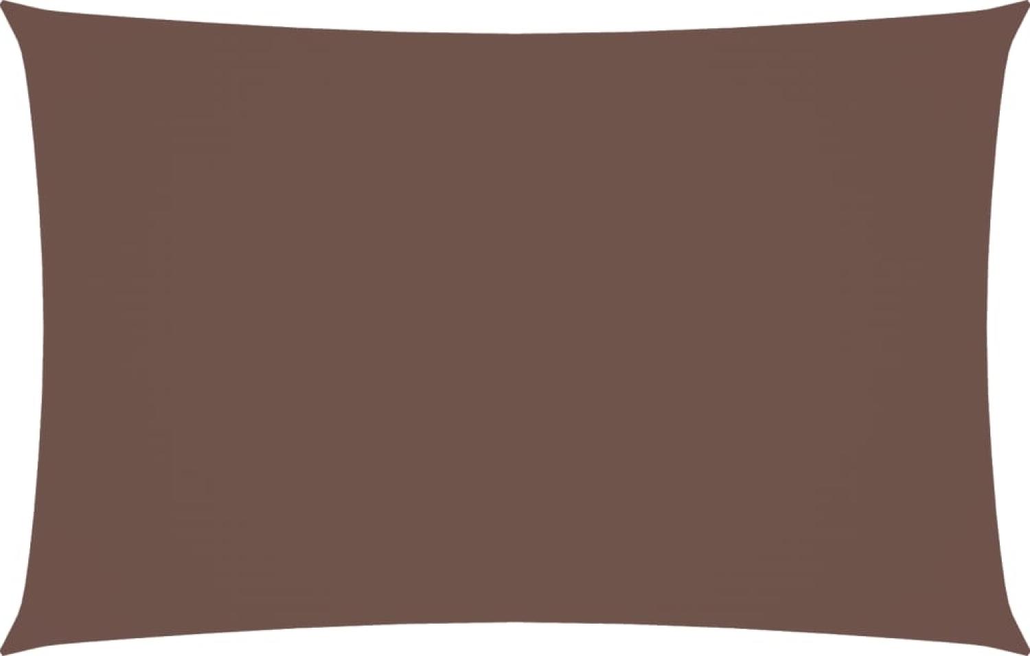 vidaXL Sonnensegel Oxford-Gewebe Rechteckig 2,5x5 m Braun 135814 Bild 1