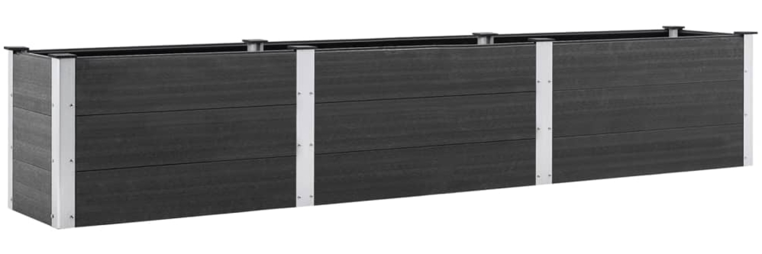 vidaXL Garten-Hochbeet 300x50x54 cm WPC Grau 318099 Bild 1