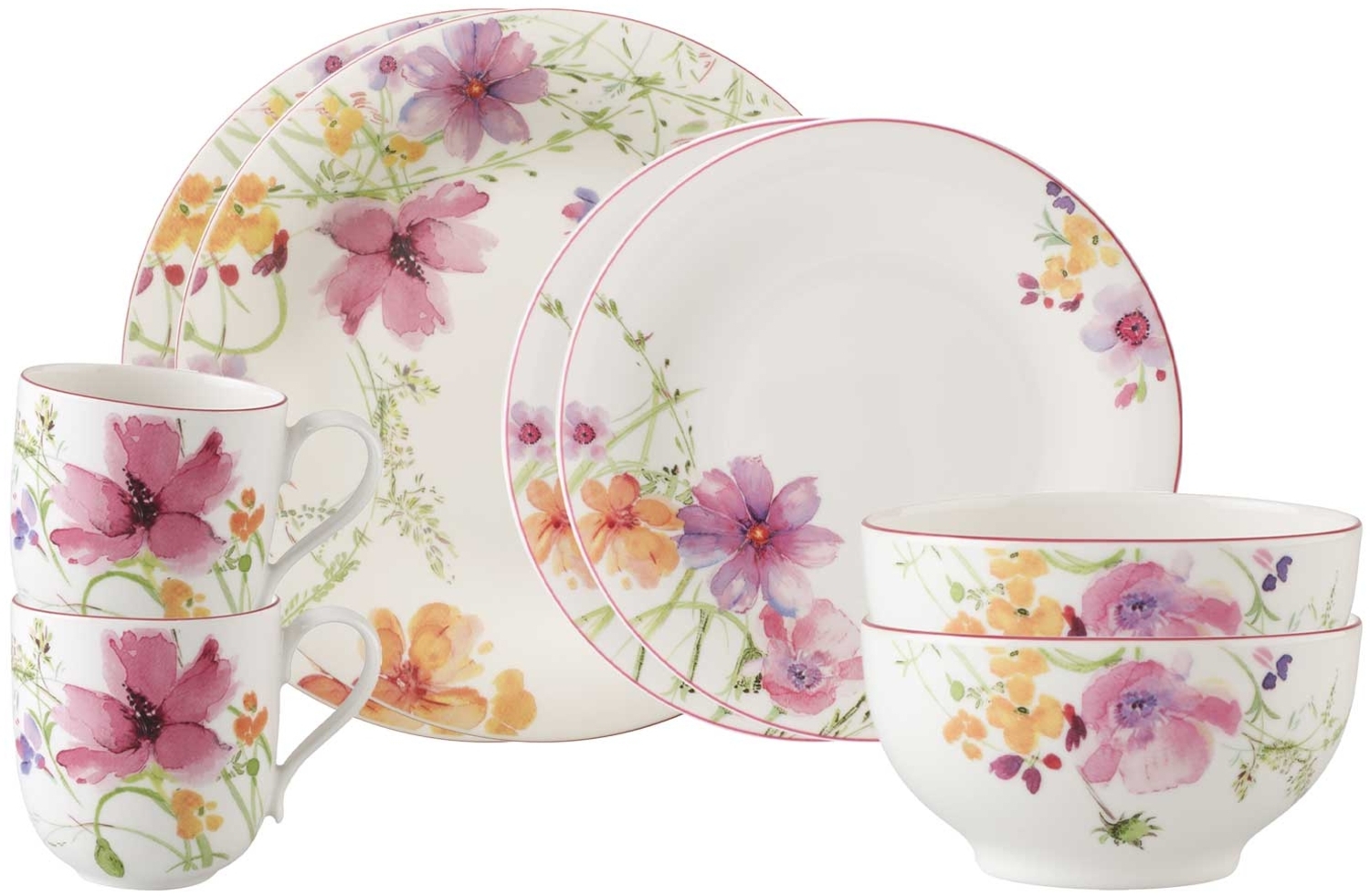 Villeroy & Boch Mariefleur Basic Kombiservice 8-teilig - DS Bild 1