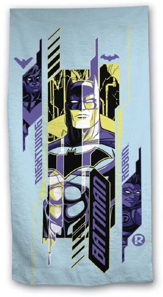 Batman Strandtuch – Mikrofaser-Design für heldenhafte Strandtage, 70 x 140 cm Bild 1