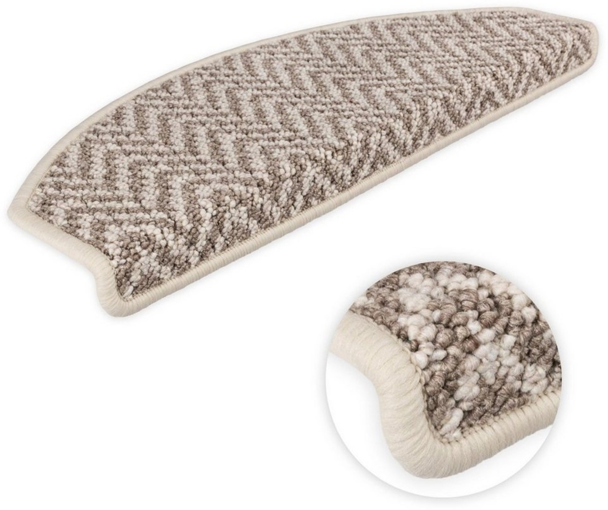 Metzker® Stufenmatte Stufenmatten Amsterdam, halbrund, Höhe: 6 mm, 15 Stück im Set - Anthrazit Bild 1