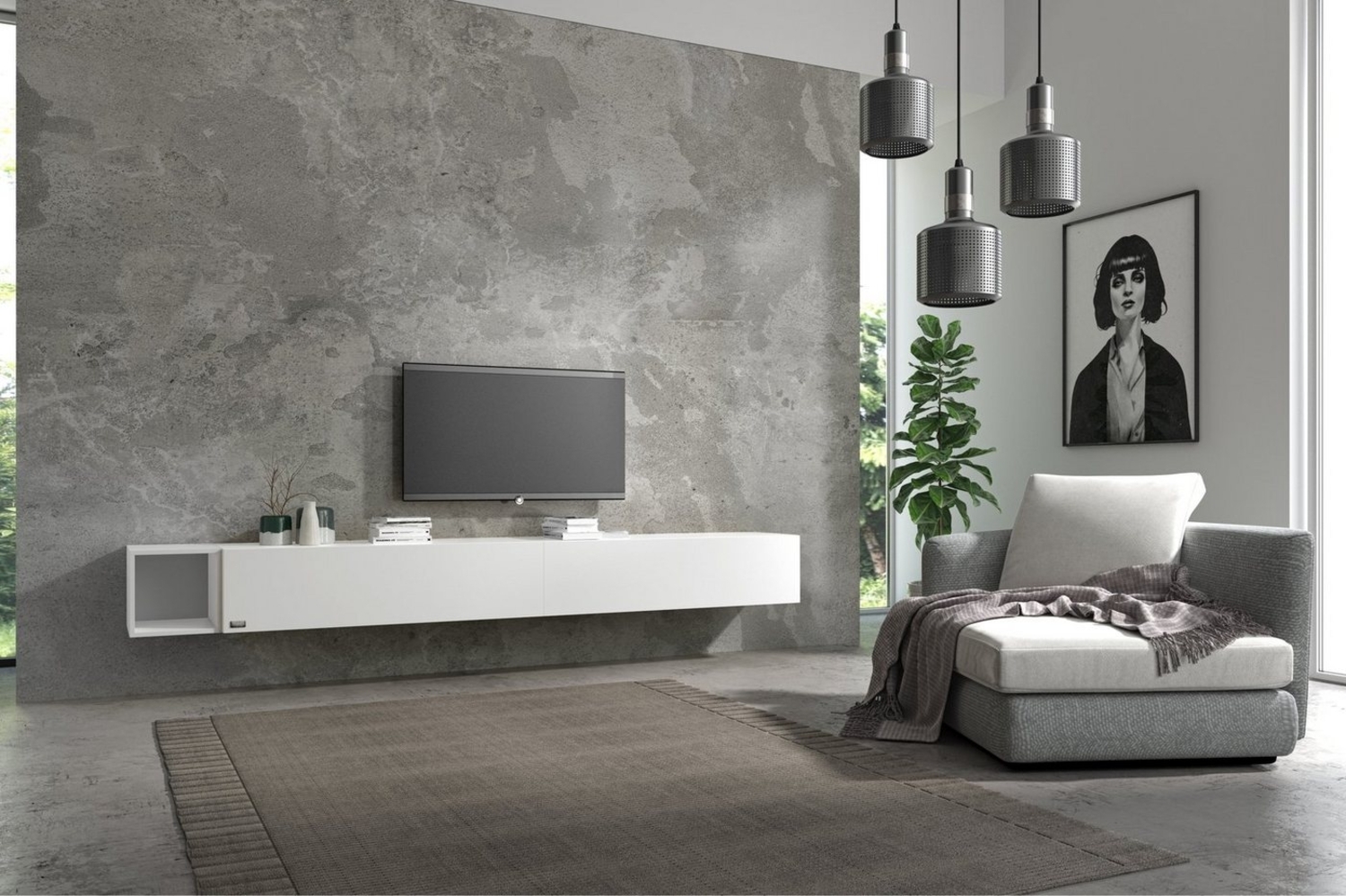 Wuun TV-Board Wuun® Somero Lowboard Tv-Board Wohnwand SW6 Bild 1