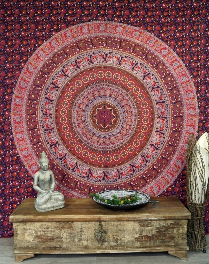 Guru-Shop Tagesdecke Boho-Style Wandbehang, indische Tagesdecke.. Bild 1