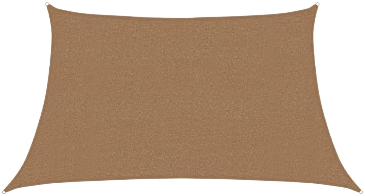 vidaXL Sonnensegel 160 g/m² Taupe 3/4x2 m HDPE 311433 Bild 1