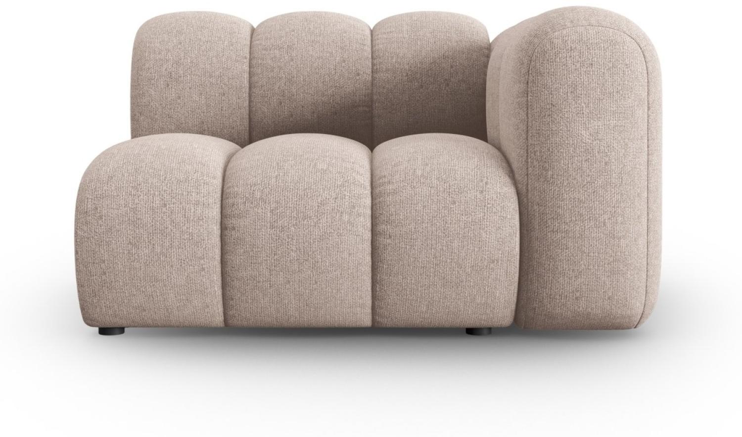 Micadoni Modul Lupine 1-Sitzer Rechts Chenille Beige Bild 1