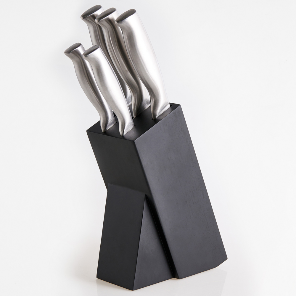 Messerblock-Set 5-teilig MASHIKO Silber Bild 1