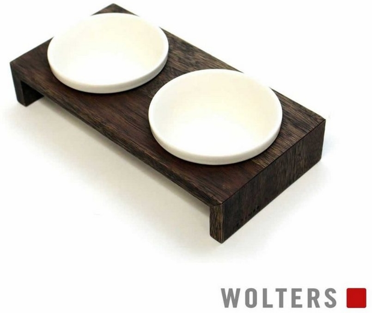 Wolters Napf-Set Gohan Doppelnapf walnuss Bild 1