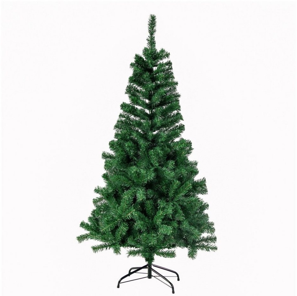 Homewit Künstlicher Weihnachtsbaum 120/150/180/240cm Tannenbaum mit Metall Ständer Abziehbar und Klappbar, Weihnachtsdeko, für Zuhause, Adventskalender, Wohnzimmer, Hof, Weihnachtsfeier Bild 1