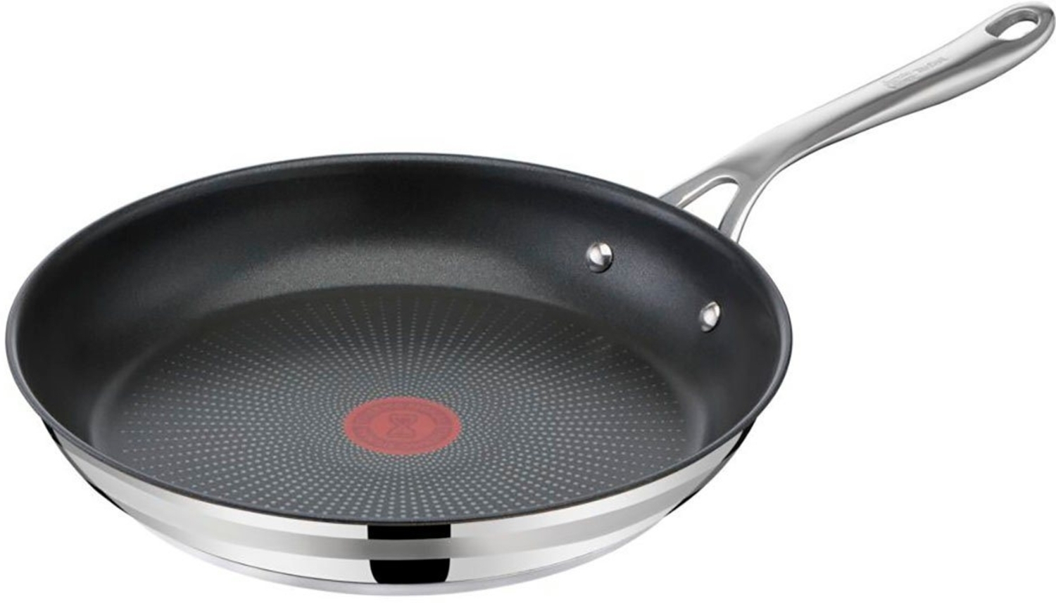 Tefal Bratpfanne Jamie Oliver Cook Smart, Edelstahl (1-tlg), Edelstahl,Antihaftversiegelung,Thermo-Signal,alle Herdarten,Induktion Bild 1