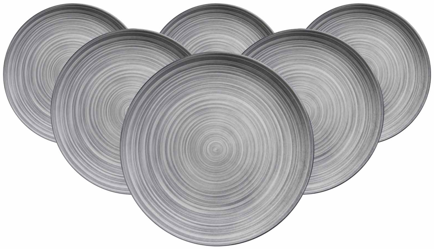 Ritzenhoff & Breker Sendai Dessertteller ø 21 cm 6er Set Wirbel Bild 1
