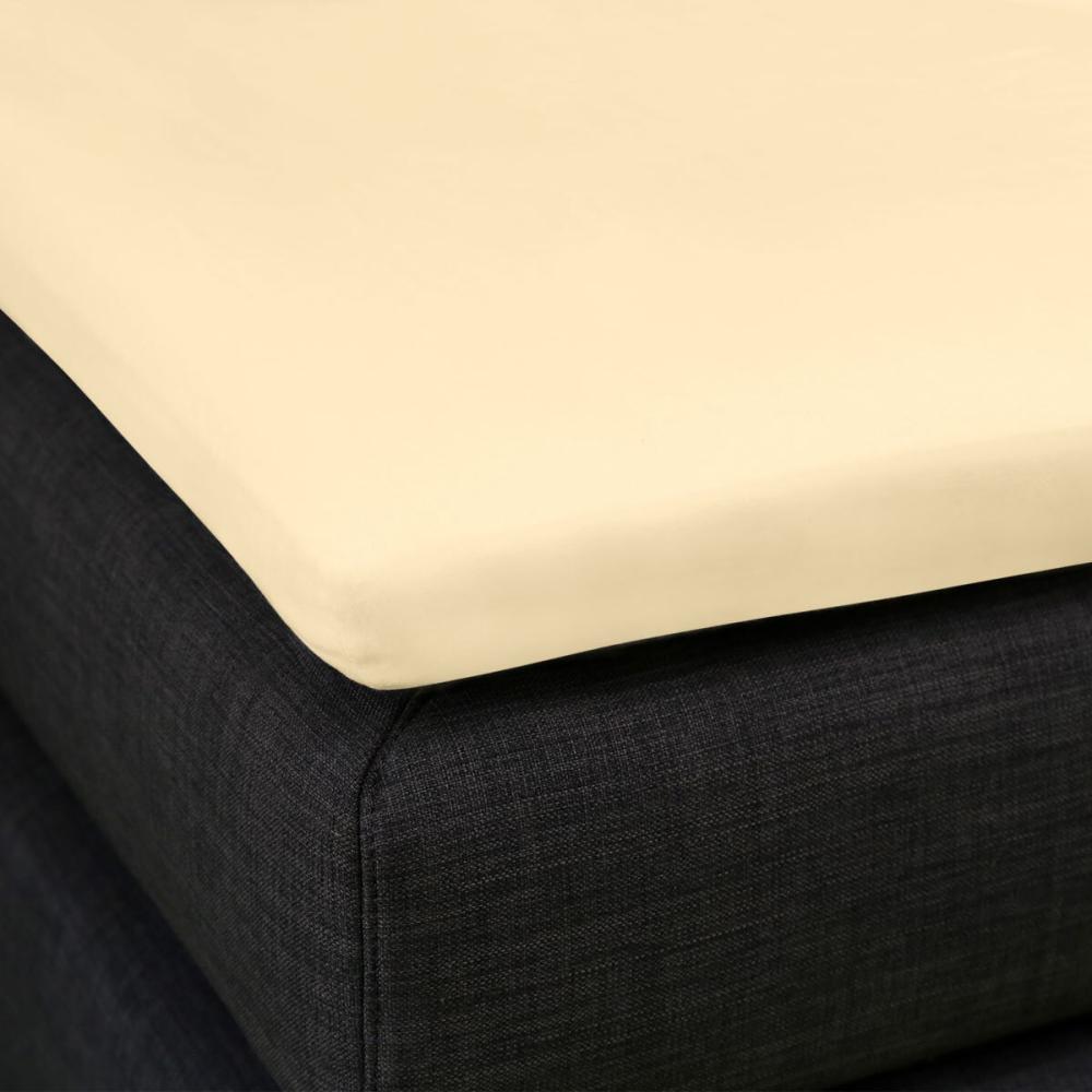 Formesse Bella Donna Topper Spannbetttuch La Piccola|90x200 cm| natur Bild 1