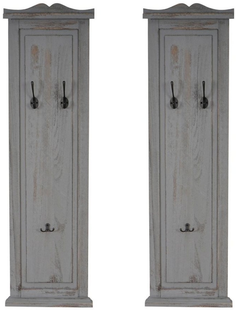 MCW Garderobenpaneel T33-2 (Set, 2er), Hochwertig Kleiderhaken auf dem Paneel individuell anbringbar Bild 1