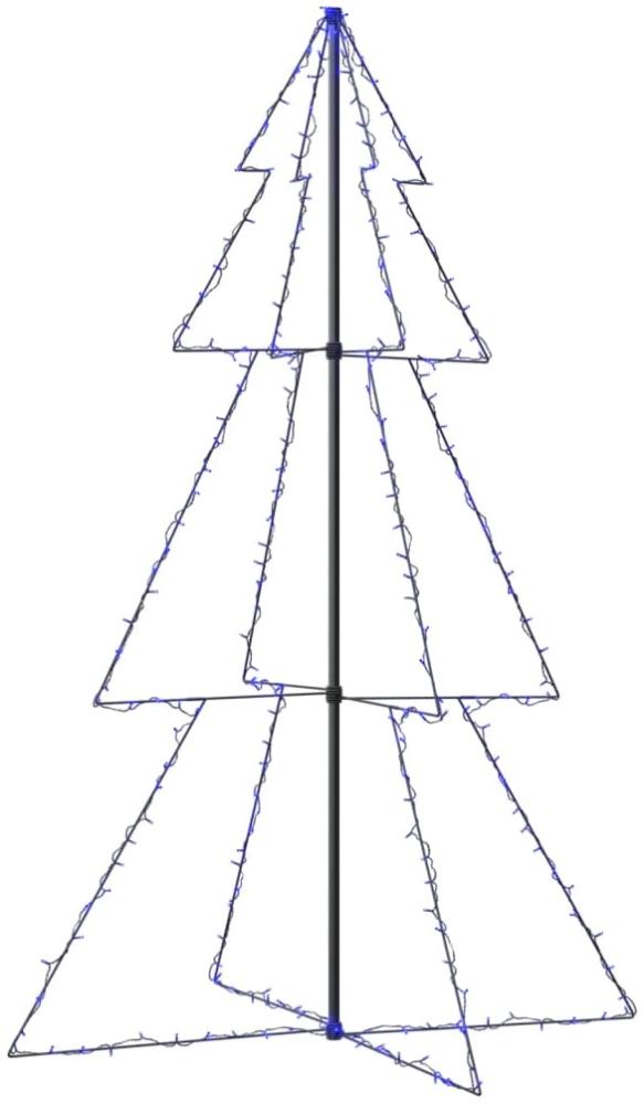 vidaXL Weihnachtsbaum in Kegelform 240 LEDs Indoor Outdoor 118x180 cm 328584 Bild 1